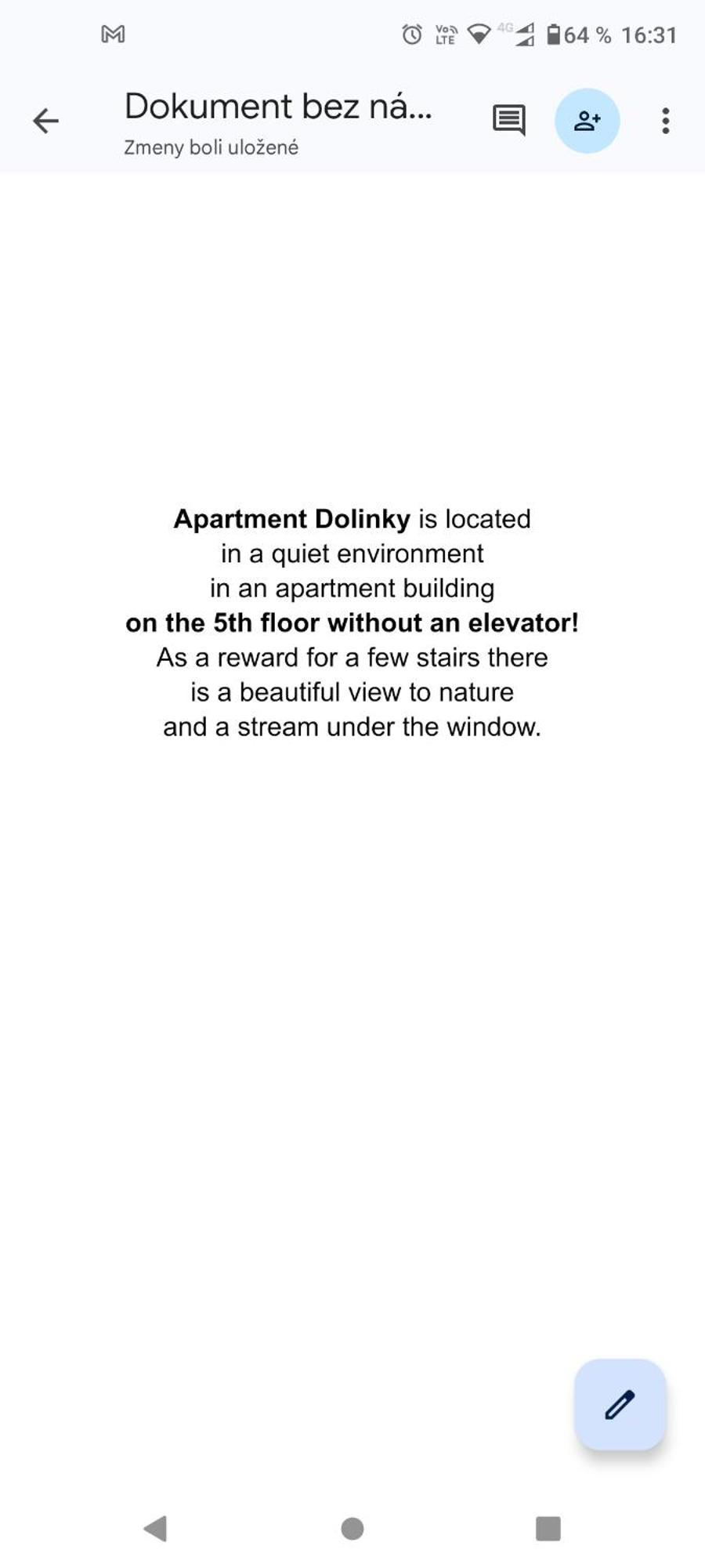 Apartman Dolinky Выхне Экстерьер фото